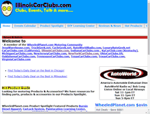 Tablet Screenshot of newyorkcarclubs.com